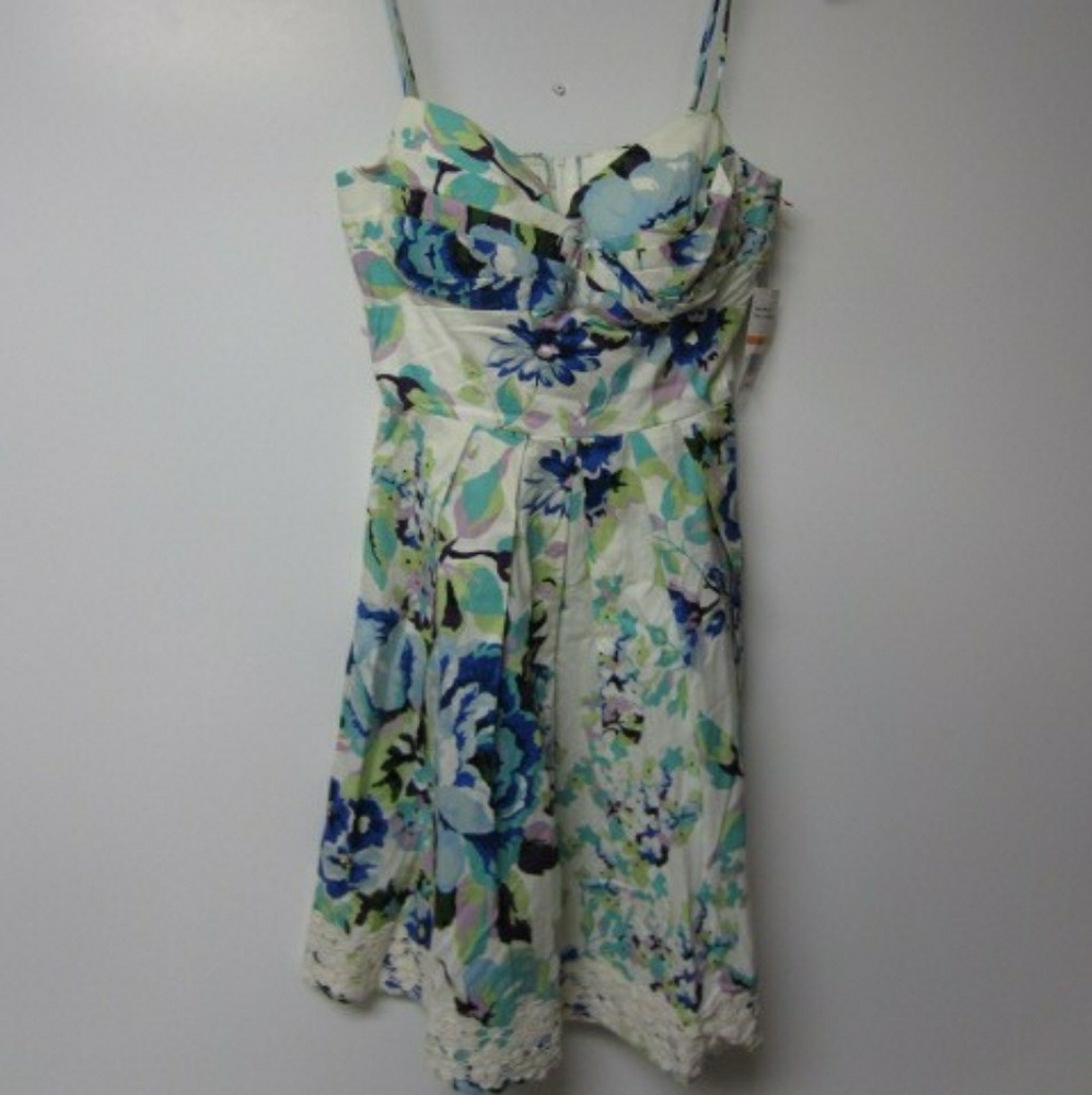NWT Floral Sleeveless dress